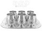 ANAND.AE Silver 925 Glass Set