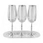 925 Silver Champagne - Set (Wine Glass Set)