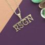 925 Silver Customized Necklace (Capital-Letters)