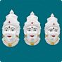 925 Silver Laxmi Face (Gold Plated) (15.00 cms)