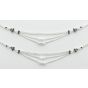 Silver Anklets - Multiple Chain