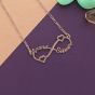 925 Silver Customized Infinity Necklace (2 Names)