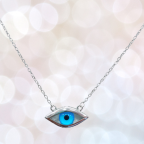 925 Silver Chain Pendant (Evil Eye)