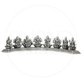 925 Oxidized Solid idols (Astha Laxmiji) (2d)