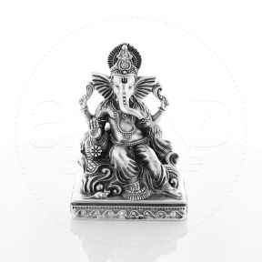 925 Oxidized Solid idols (Ganeshji)