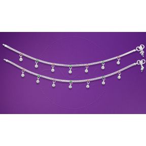 Silver Anklets - Belt Chain