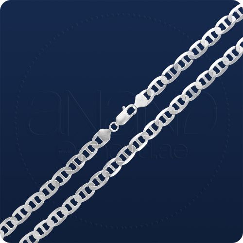 925 Silver Marine Neck Chains (Flat - 6.50mm)
