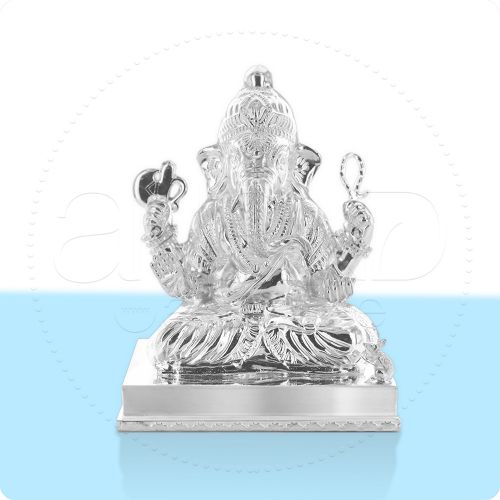 925 Silver idols (Ganeshji 5_inches)