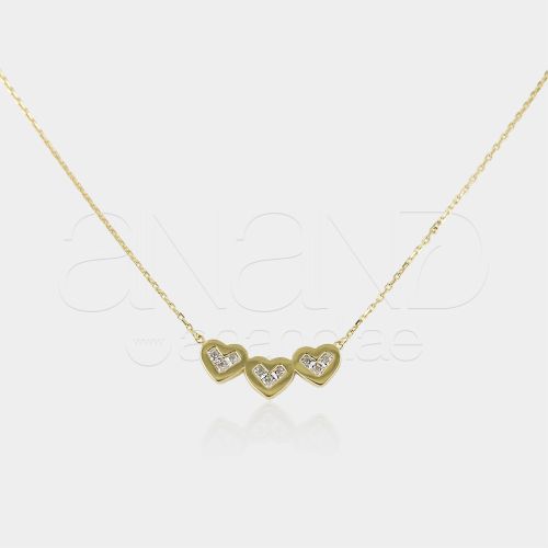 925 Silver Chain Pendant (Heart)