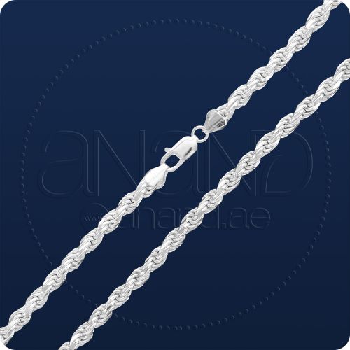 925 Silver Rope Neck Chains (1.00mm)