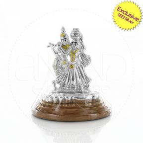 999 Silver idols (Radha-Krishna)