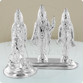 925 Silver idols (RamDarbar) (4.30 Inches)