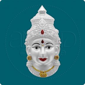 925 Silver Laxmi Face (Gold Plated)