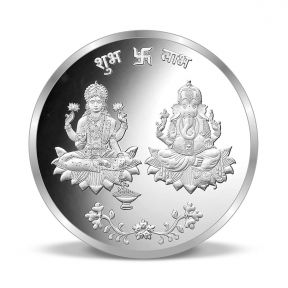 10g Ganeshji-Laxmiji 999 Silver Coin